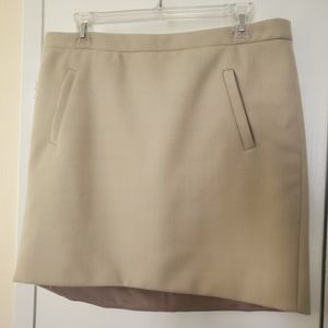 J. Crew Wool Mini Skirt